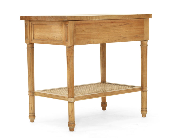 Coralie Nightstand in Weathered Oak - 70cm