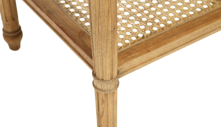 Coralie Nightstand in Weathered Oak - 70cm