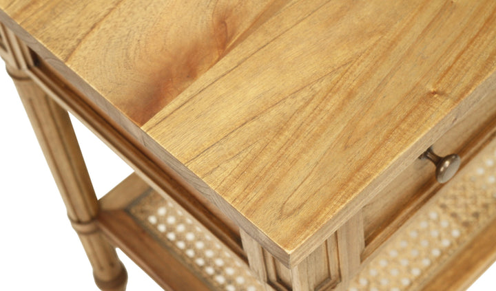 Coralie Nightstand in Weathered Oak - 70cm
