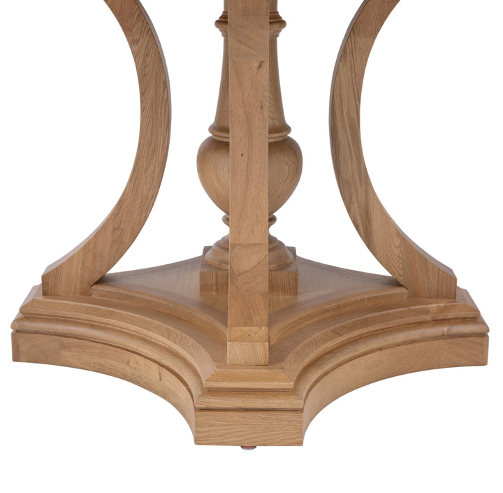 St. James Round Dining Table in Natural Oak