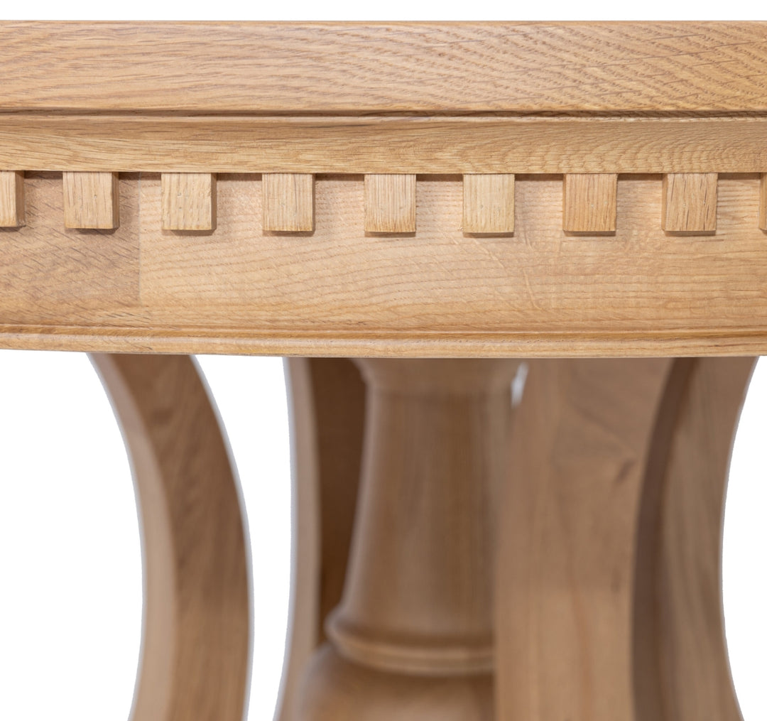 St. James Round Dining Table in Natural Oak