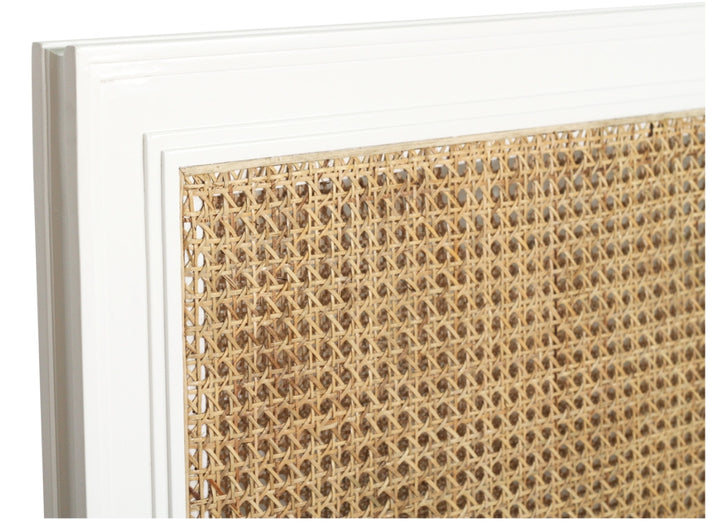 Coralie Bed with low footboard in White - King