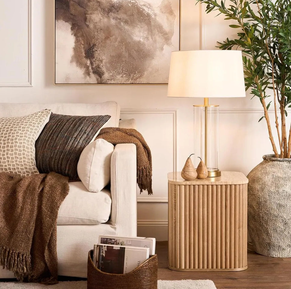 Perfectly Paired: Shorehaven Side Table & Tobias Lamp