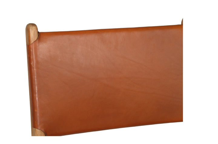 Sutton Leather Dining Chair - Tan