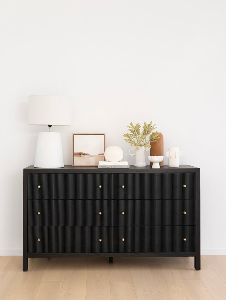Aubrey Chest of Drawers in Black