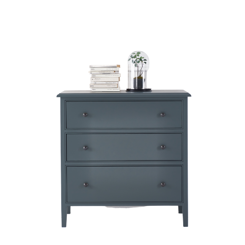 Durham 3 Drawer Nightstand - Charcoal