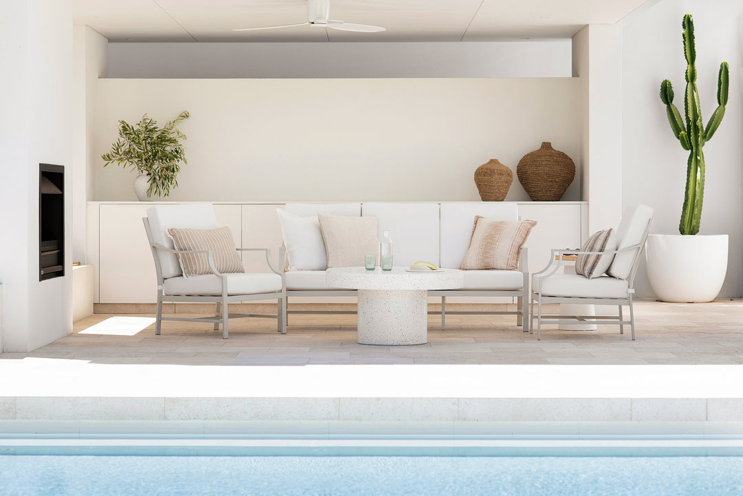 Portofino Outdoor Sofa in Alabaster