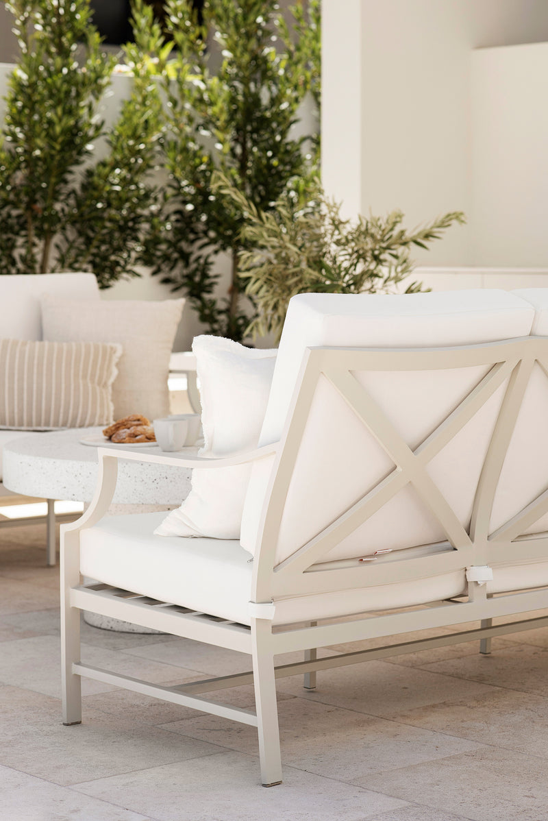 Portofino Outdoor Lounge Armchair in Alabaster
