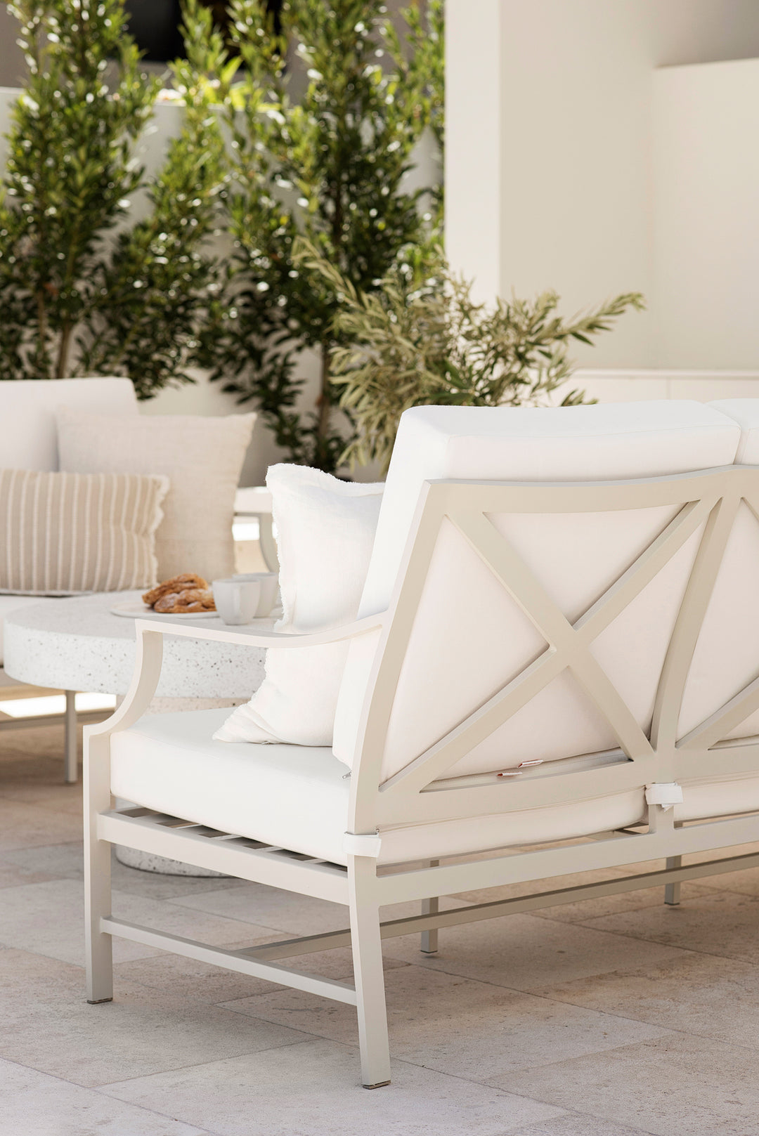 Portofino Outdoor Sofa in Alabaster