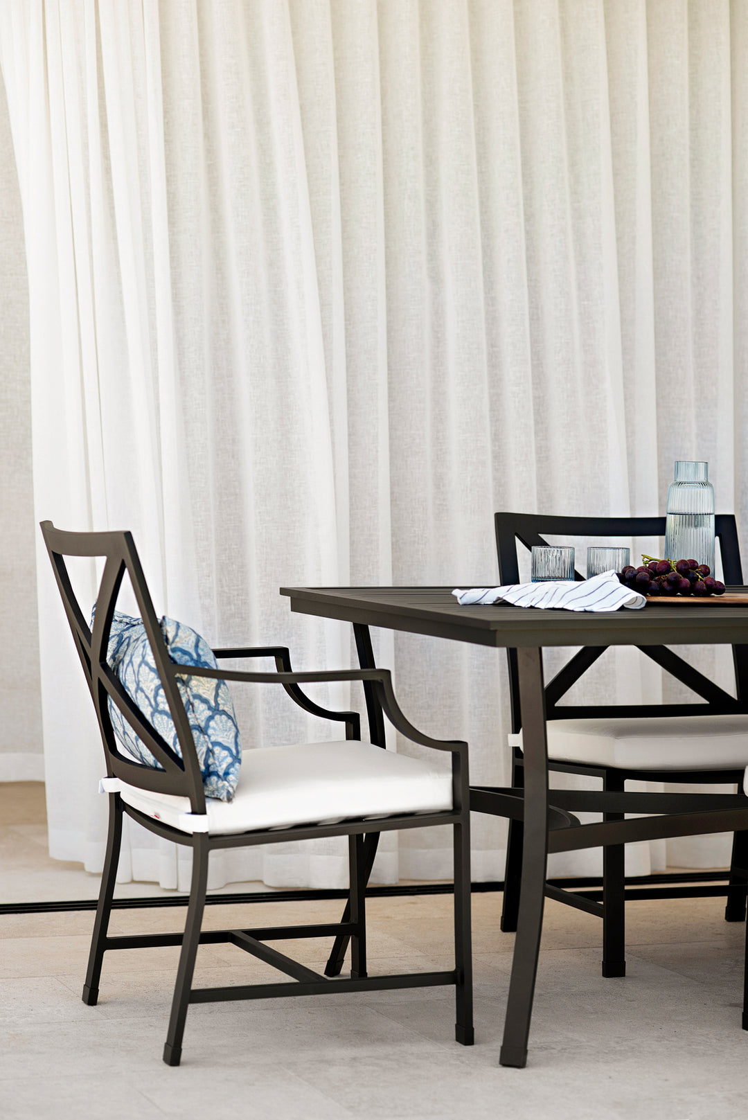 Portofino Outdoor Dining Carver Chair