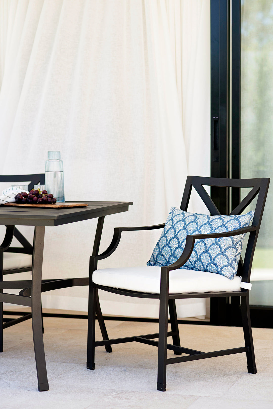 Portofino Outdoor Dining Carver Chair