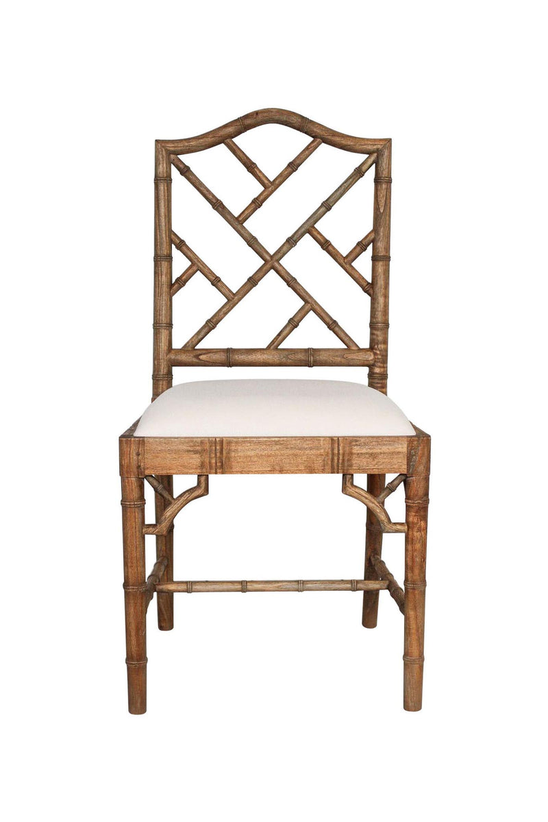 Chippendale Chair in Weathered Oak