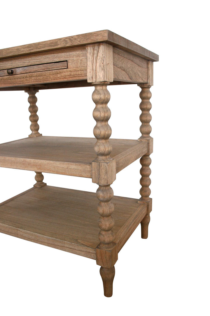 Barley Twist Bedside in Natural