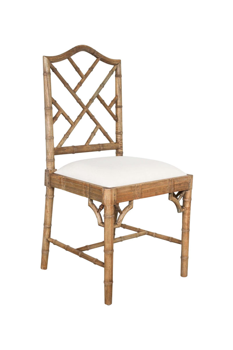 Chippendale Chair in Weathered Oak