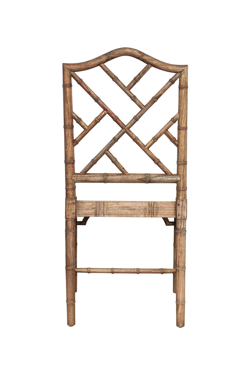 Chippendale Chair in Weathered Oak