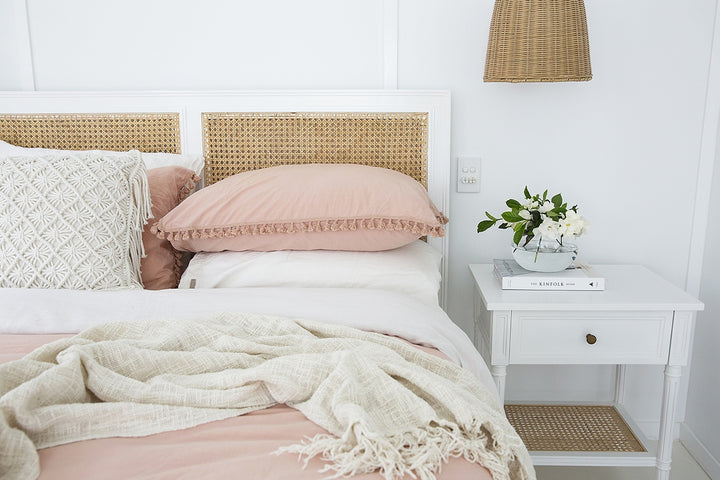 Coralie Bedside in White