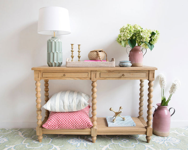 Barley Twist Console- Two Drawers