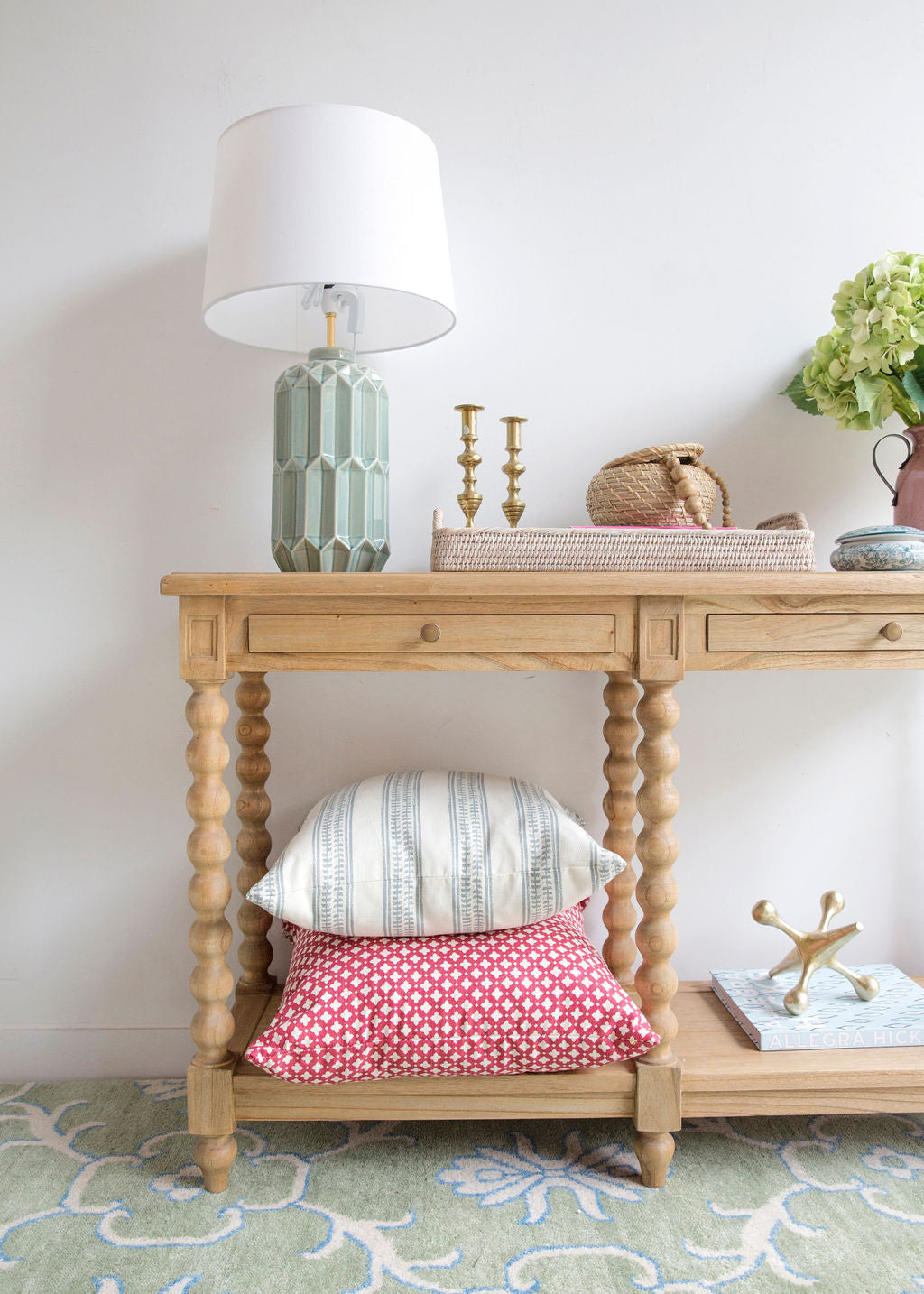 Barley Twist Console- Two Drawers