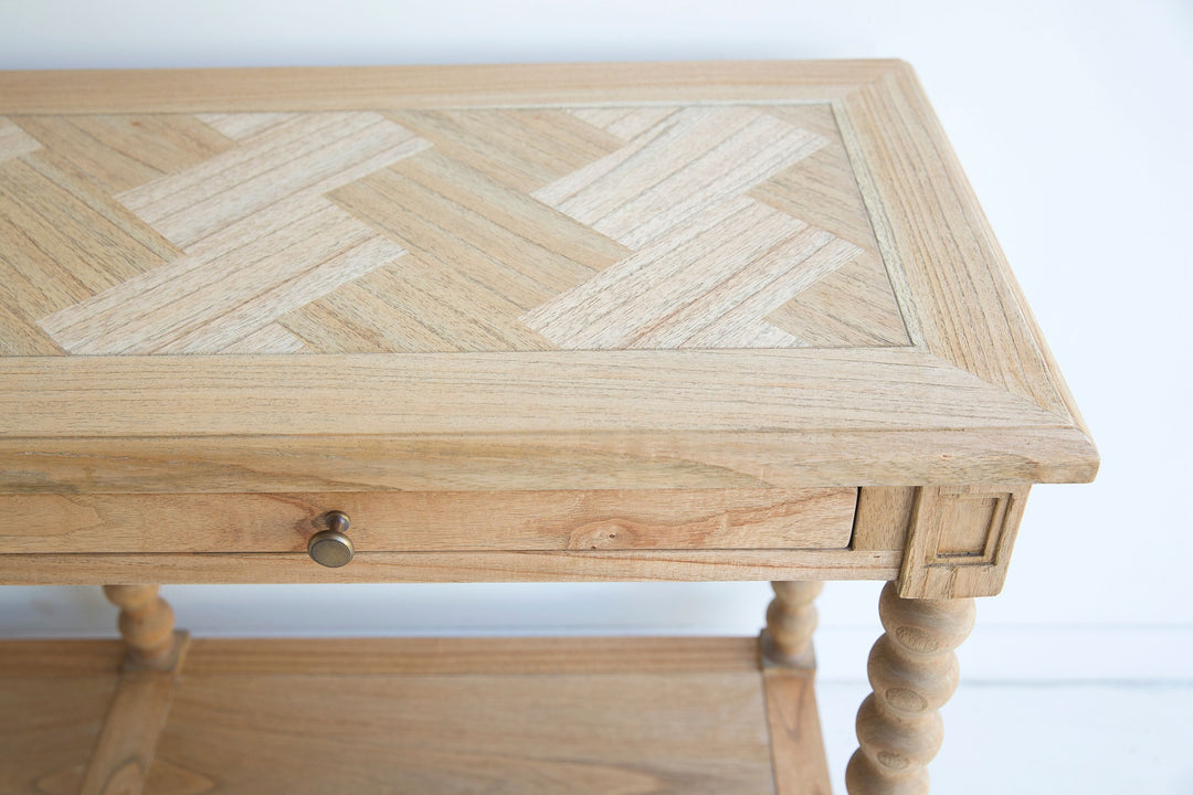 Barley Twist Console- Two Drawers