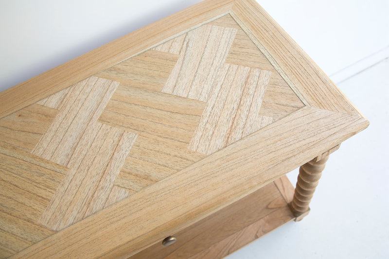 Barley Twist Console- Two Drawers