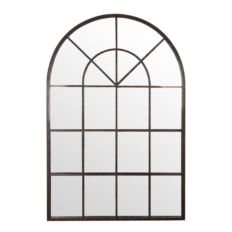 Arched Iron Mirror