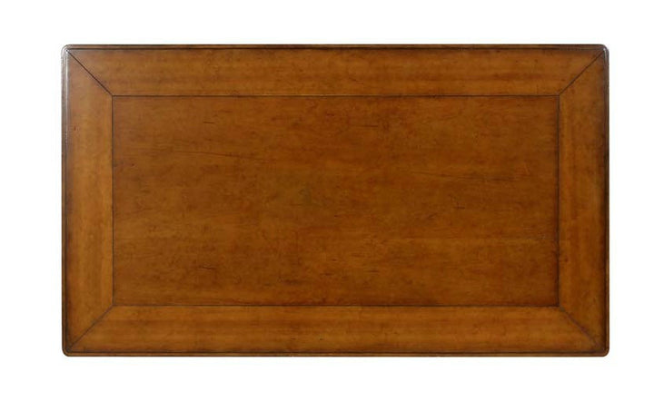 rectangle timber top coffee table