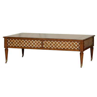 Louis French style wood coffee table