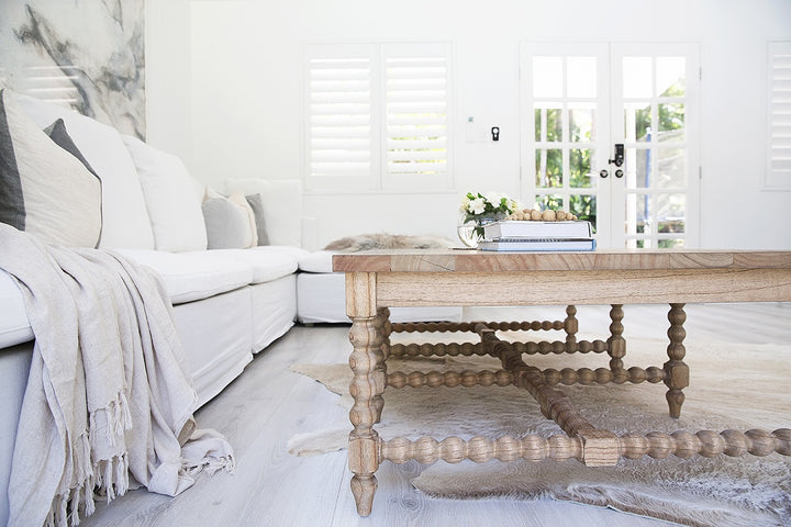 Barley Twist Coffee Table Natural