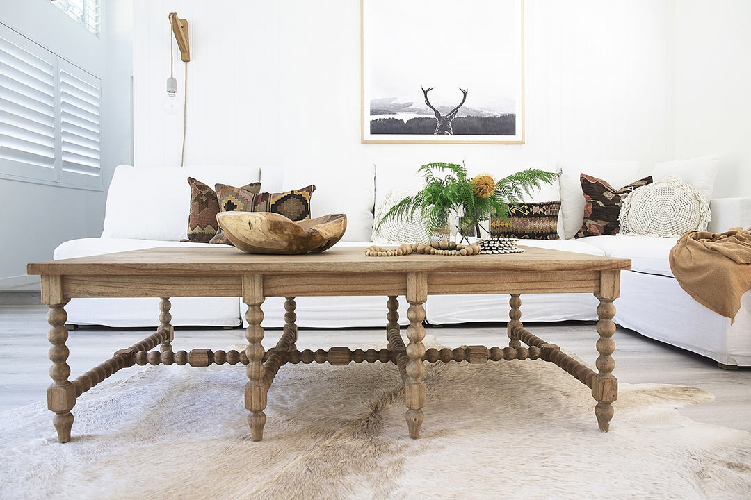 Barley Twist Coffee Table Natural