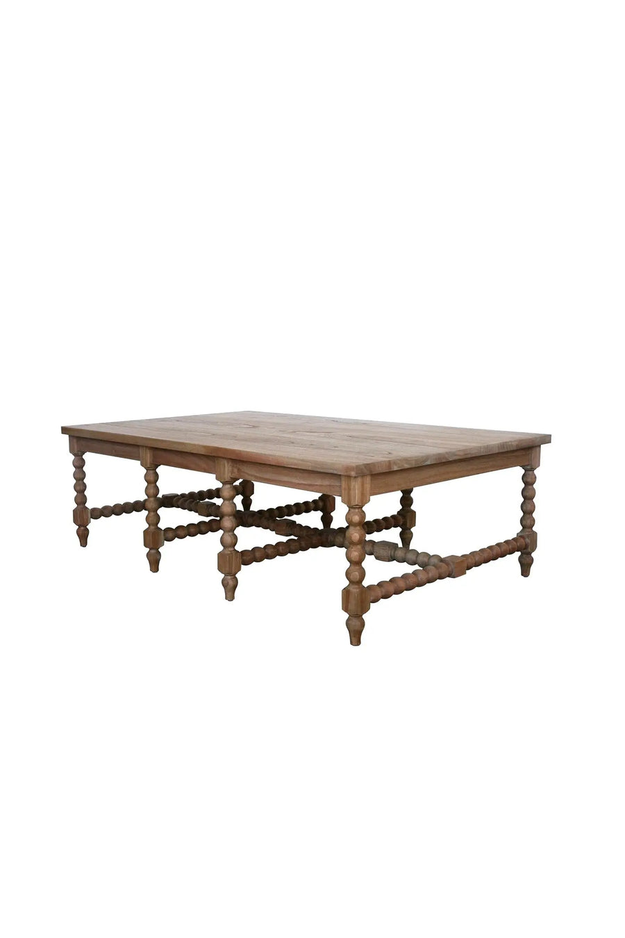 Barley Twist Coffee Table Plain Top Rustic Charm Interiors