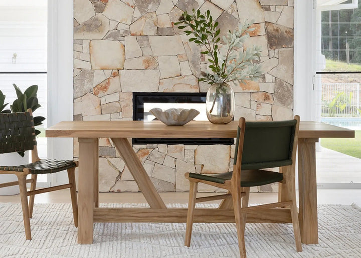 Brugge Extension Dining Table | Rustic Charm Interiors
