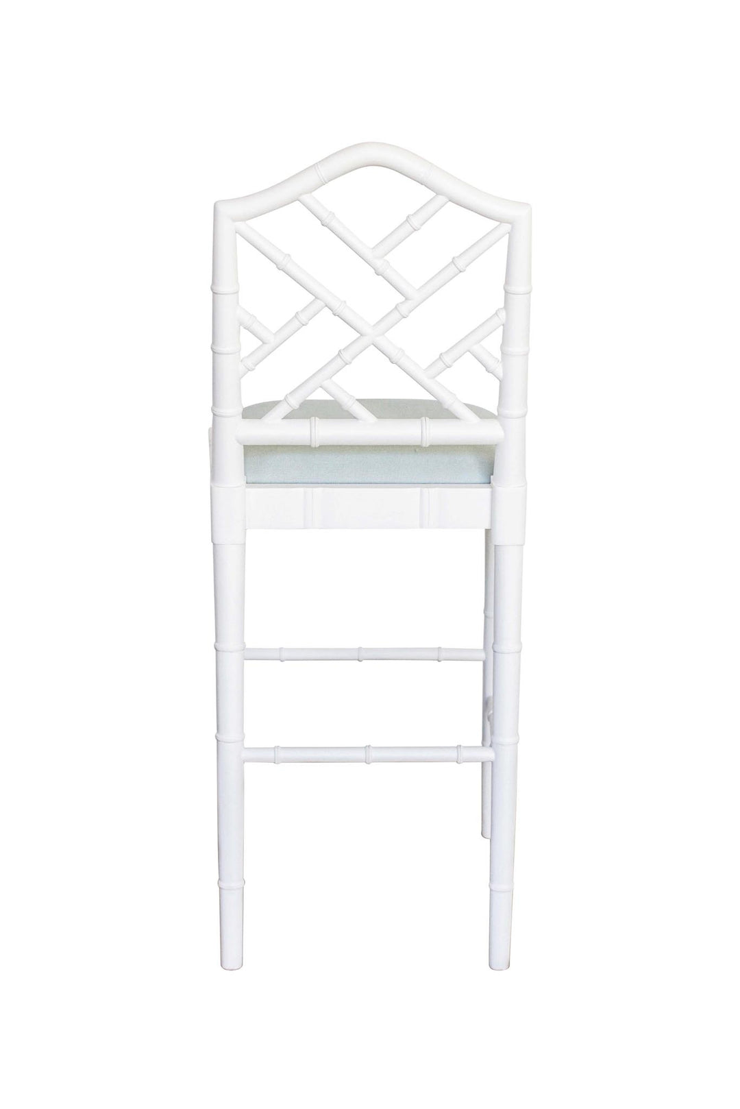 Chippendale Stool in White