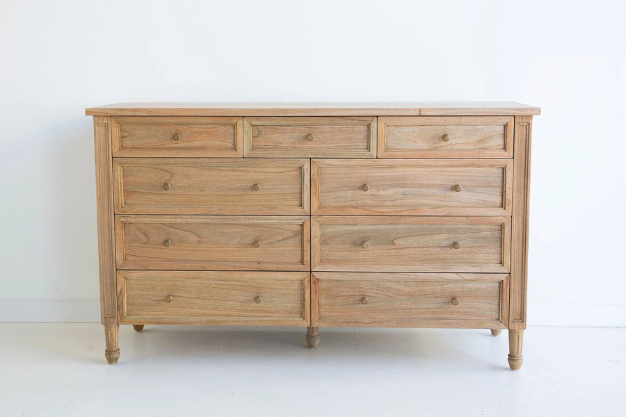 Coralie Chest of Drawers in Weathered Oak Rustic Charm Interiors