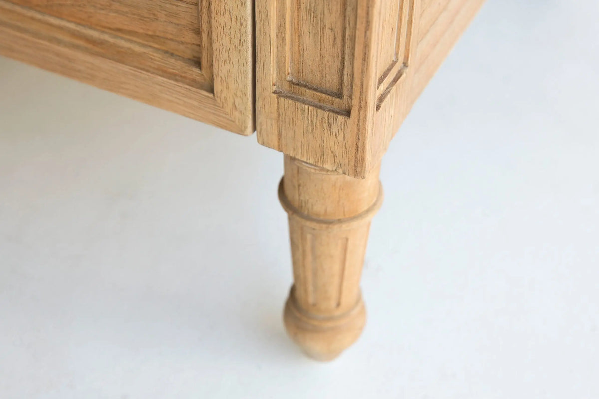 Coralie TV Entertainment Unit - Weathered Oak Rustic Charm Interiors