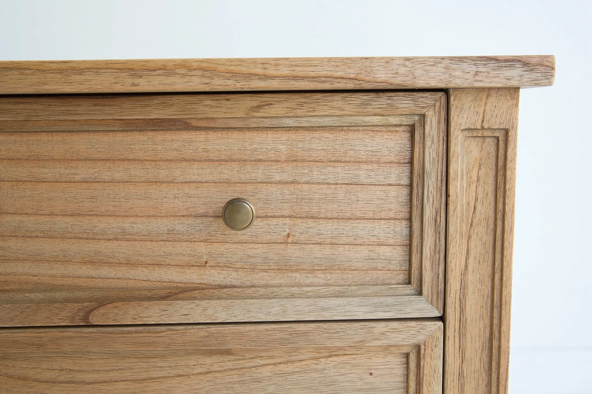 Coralie TV Entertainment Unit - Weathered Oak Rustic Charm Interiors