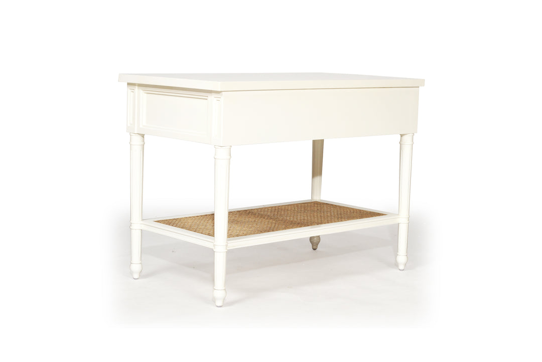 Coralie Nightstand in White