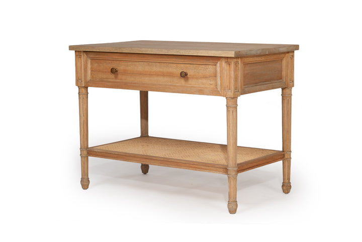 Coralie Nightstand in Weathered Oak