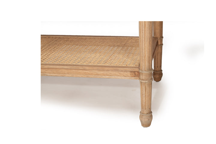 Coralie Nightstand in Weathered Oak