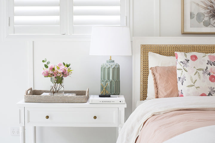 Coralie Nightstand in White