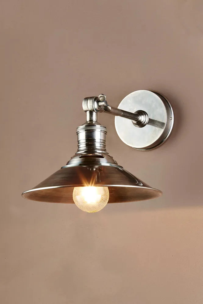 East Coast Sconce in Antique Silver