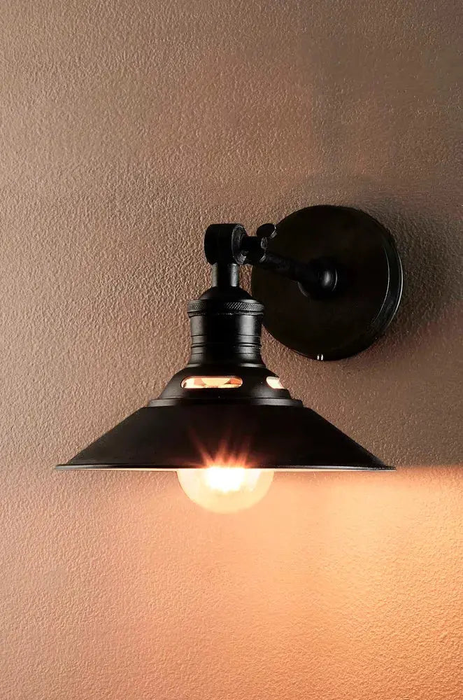 East Coast Sconce in Black Rustic Charm Interiors