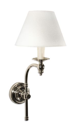 London Wall Sconce in Nickel