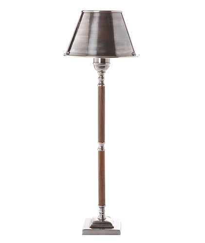 Brentwood Lamp in Antique Silver