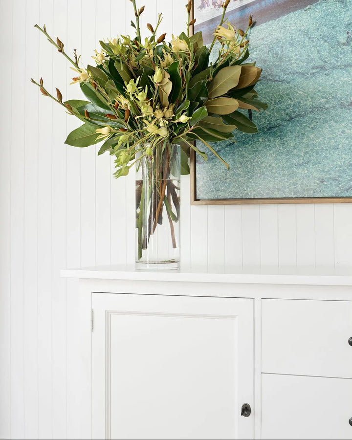 New England Buffet - Polar White | Rustic Charm Interiors