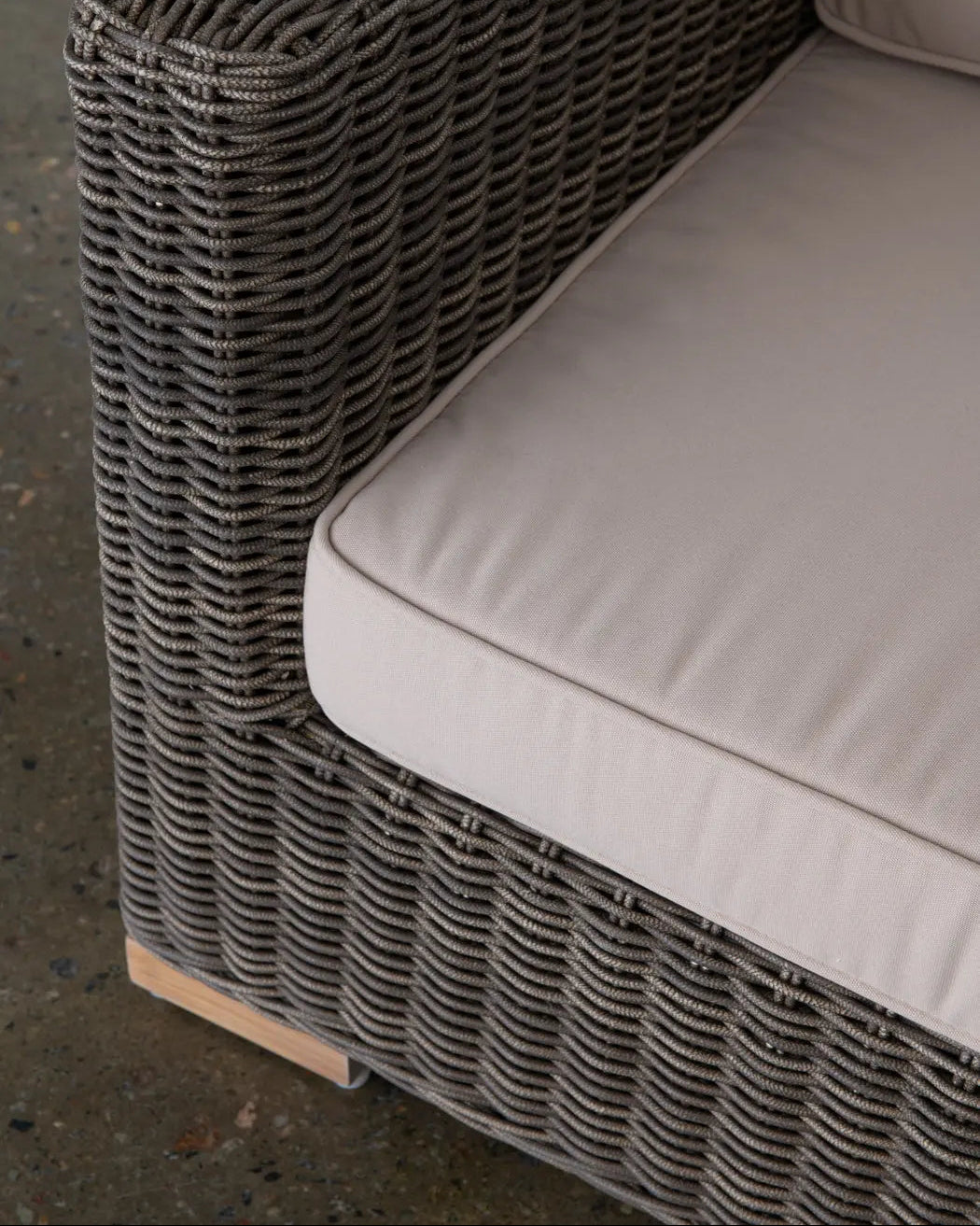Provence Outdoor Armchair - Espresso - Archive Sale Rustic Charm Interiors