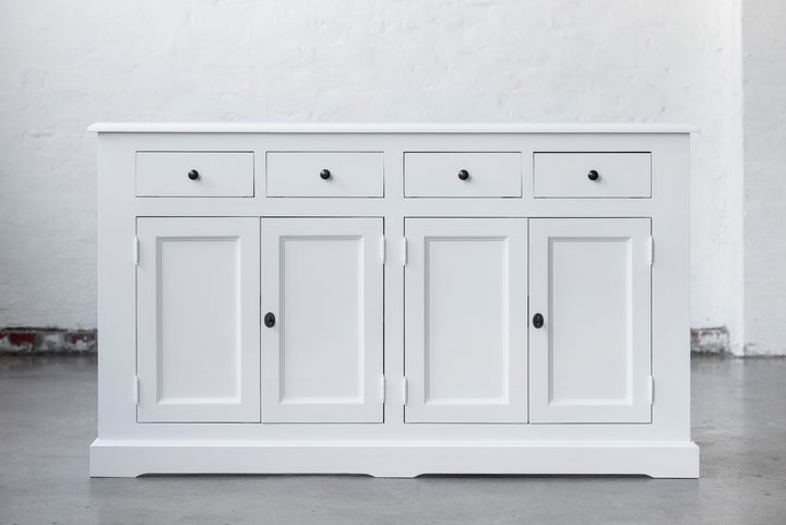 French Window Cabinet - Polar White