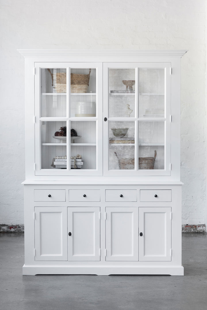 French Window Cabinet - Polar White