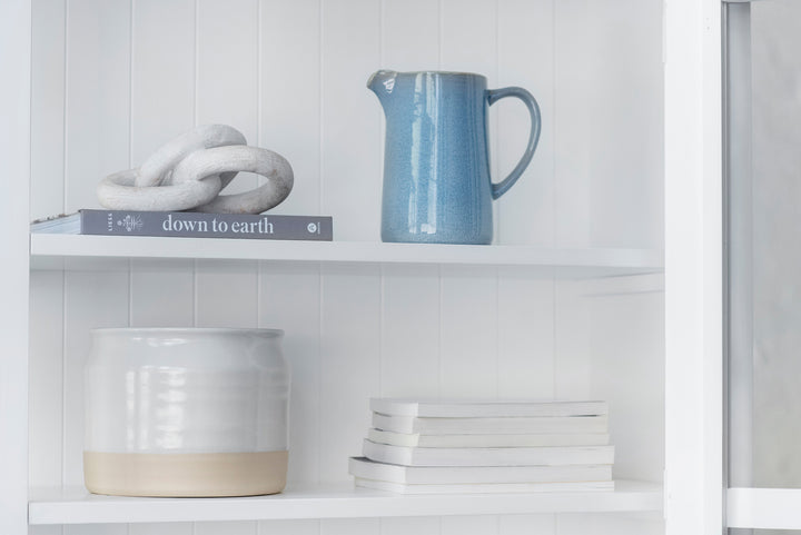French Window Cabinet - Polar White