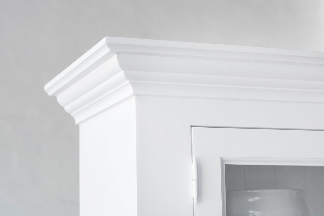 French Window Cabinet - Polar White