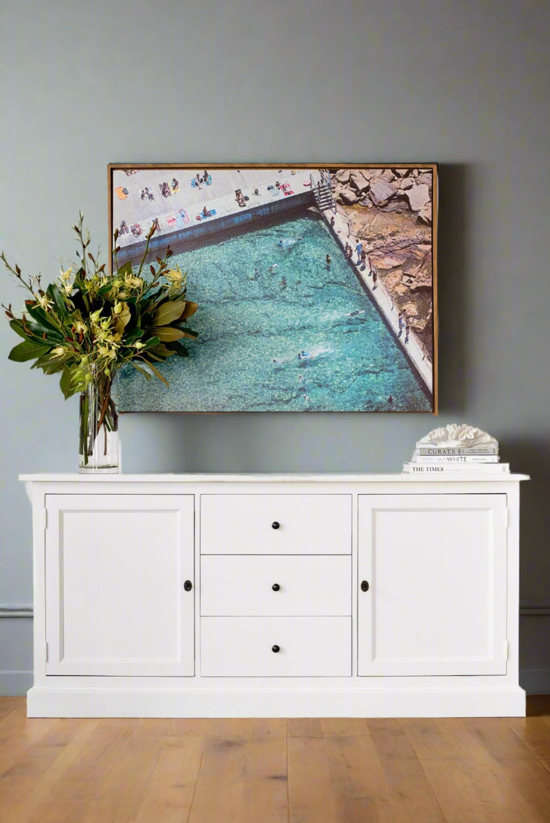 New England Buffet - Polar White